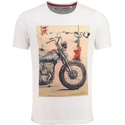 KEY LARGO KEYLARGO Herr T-shirt MT KLSPOKES, Vit (1 000 st), S KEY LARGO KEYLARGO Herr T-shirt MT KLSPOKES, Vit (1 000 st), S