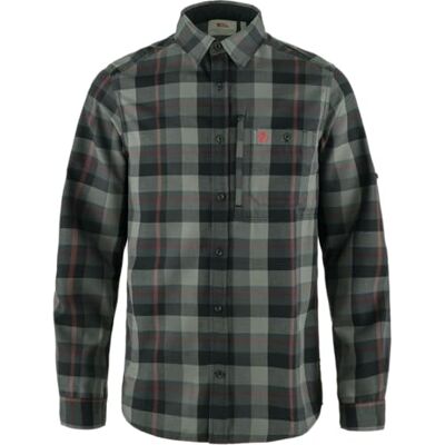 Fjällräven FJALLRAVEN 81380-550-020 fjällglim skjorta M t-shirt män svart-grå storlek L, Svart-grå, L Fjällräven FJALLRAVEN 81380-550-020 fjällglim skjorta M t-shirt män svart-grå storlek L, Svart-grå, L