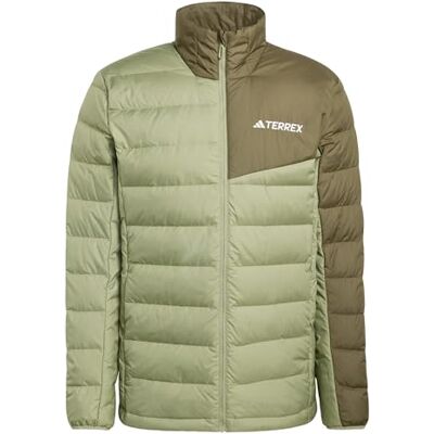 adidas Mezczyzni Terrex Multi Light Down CLIMAWARM Jacket, tent green/olive strata, XXL adidas Mezczyzni Terrex Multi Light Down CLIMAWARM Jacket, tent green/olive strata, XXL