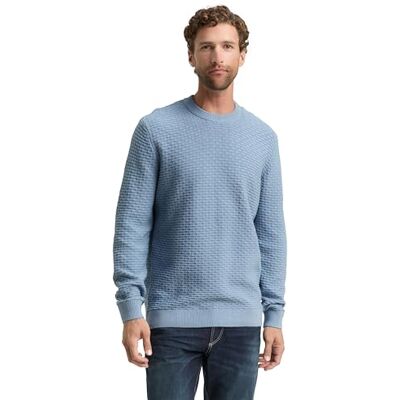 TOM TAILOR herrtröja, 28800 – Faded Denim Blue, 3XL TOM TAILOR herrtröja, 28800 – Faded Denim Blue, 3XL
