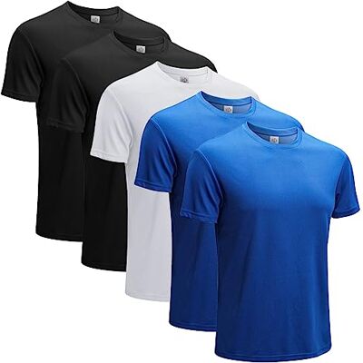MeetHoo Sportskjorta för män, kortärmad funktionell skjorta, andas, snabbtorkande t-shirt MeetHoo Sportskjorta för män, kortärmad funktionell skjorta, andas, snabbtorkande t-shirt