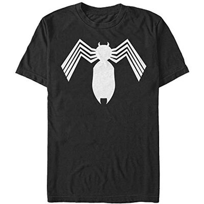 Marvel Unisex Spindelmannen Classic Alien Symbiote Icon Organic kortärmad T-shirt, svart, S Marvel Unisex Spindelmannen Classic Alien Symbiote Icon Organic kortärmad T-shirt, svart, S