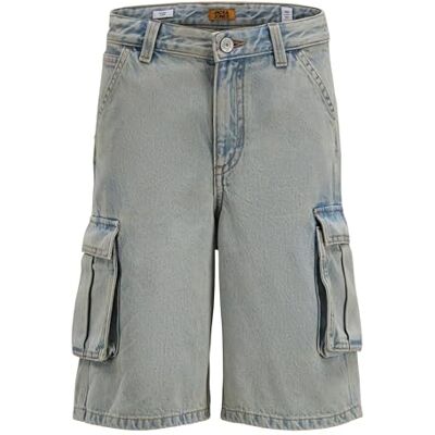 JACK & JONES herr Jjialex Jjcargo shorts Mf 311 Jnr, Blå denim, 140 JACK & JONES herr Jjialex Jjcargo shorts Mf 311 Jnr, Blå denim, 140