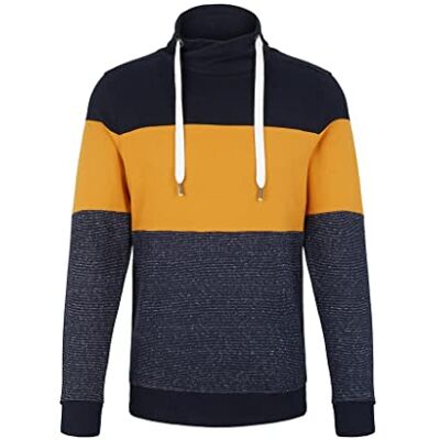 TOM TAILOR Herr Snood med färgblockerande utseende 1033815, 10680 Flame Brown, S TOM TAILOR Herr Snood med färgblockerande utseende 1033815, 10680 Flame Brown, S