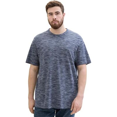 TOM TAILOR T-shirt för män, 35058 – Dimbar blå spacedye Pique, 3XL TOM TAILOR T-shirt för män, 35058 – Dimbar blå spacedye Pique, 3XL
