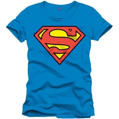 Superman Herr logo klassisk t-shirt, blå (kobolt), XXL, Blå (kobolt), XXL Superman Herr logo klassisk t-shirt, blå (kobolt), XXL, Blå (kobolt), XXL
