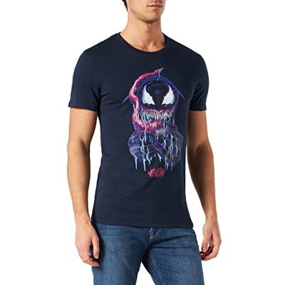 Marvel T-shirt för män, Marinblå, S Marvel T-shirt för män, Marinblå, S
