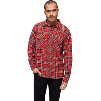 Brandit Check Shirt herr långärmad, Tartan, M Brandit Check Shirt herr långärmad, Tartan, M