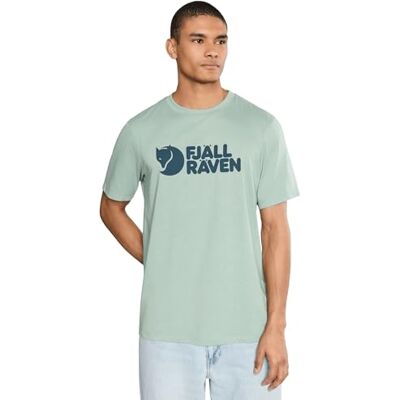 Fjällräven Herr logo T-shirt, Misty Green, L Fjällräven Herr logo T-shirt, Misty Green, L