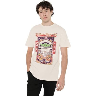 Star Wars WHITELISTED Unisex The Mandalorian Grogu The Force Japan unisex t-shirt, naturlig t-shirt, Naturligt, 3XL Star Wars WHITELISTED Unisex The Mandalorian Grogu The Force Japan unisex t-shirt, naturlig t-shirt, Naturligt, 3XL