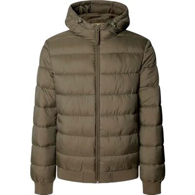 Pepe Jeans Puffer huvjacka jacka, grön (militärgrön), S herr, Grön (militärgrön), S Pepe Jeans Puffer huvjacka jacka, grön (militärgrön), S herr, Grön (militärgrön), S