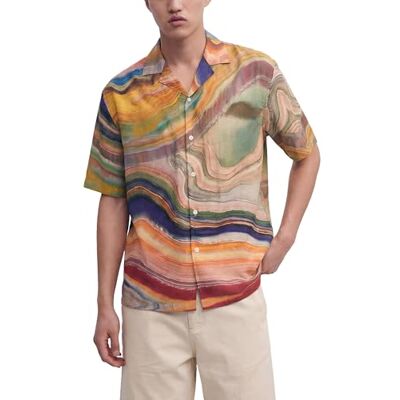 Desigual Brun herrskjorta S Desigual Brun herrskjorta S