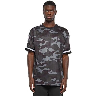 Urban Classics T-shirt för män, oversized Mesh AOP Tee darkcamo S, Darkcamo, S Urban Classics T-shirt för män, oversized Mesh AOP Tee darkcamo S, Darkcamo, S