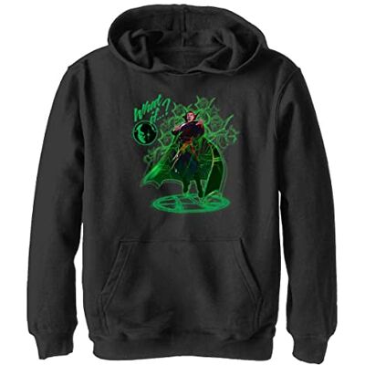 Marvel pojkar Vad skulle om sällsynt grön hoodie, svart, S, svart, S Marvel pojkar Vad skulle om sällsynt grön hoodie, svart, S, svart, S