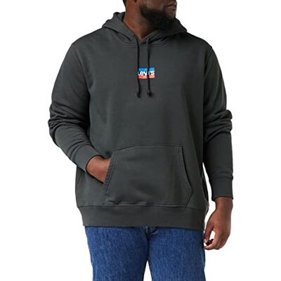 Levi's herr Hoodie Standard Graphic Sweatshirt, Mini Sportswear Pirate Black, XS Levi's herr Hoodie Standard Graphic Sweatshirt, Mini Sportswear Pirate Black, XS
