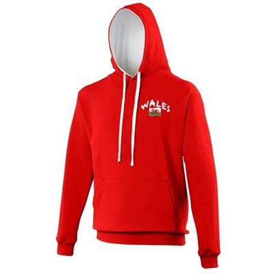 Supportershop huvsweatshirt i Wallenland unisex vuxna, röd, FR: 2XL (storlek tillverkare: XXL) Supportershop huvsweatshirt i Wallenland unisex vuxna, röd, FR: 2XL (storlek tillverkare: XXL)