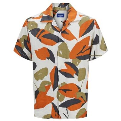 JACK & JONES Jortavira Marshall AOP skjorta Ss Oc Pls, Molndansare, 4XL JACK & JONES Jortavira Marshall AOP skjorta Ss Oc Pls, Molndansare, 4XL