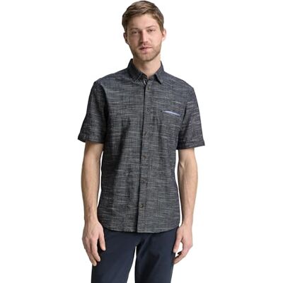 TOM TAILOR herrskjorta, 37897 – Marin horisontell struktur, XL TOM TAILOR herrskjorta, 37897 – Marin horisontell struktur, XL