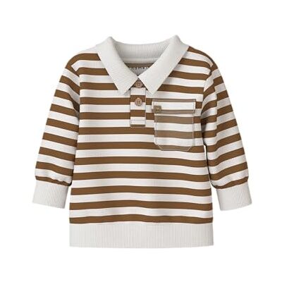 NAME IT Nbmnilsen Ls Polo Sweat Unb, Gummi, 50 NAME IT Nbmnilsen Ls Polo Sweat Unb, Gummi, 50