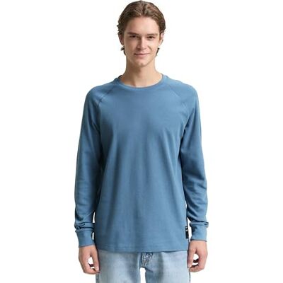TOM TAILOR Denim herr långärmad t-shirt, 28969 – Dusty Denim Blue, M TOM TAILOR Denim herr långärmad t-shirt, 28969 – Dusty Denim Blue, M