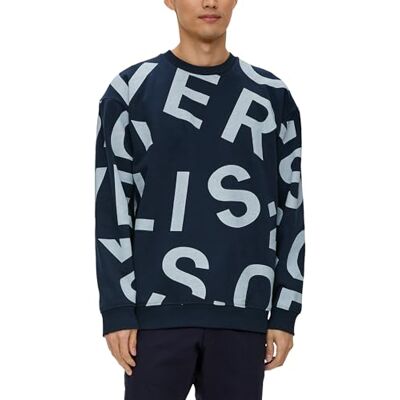 s.Oliver Sweatshirt med logo heltryck, 59f1, M s.Oliver Sweatshirt med logo heltryck, 59f1, M