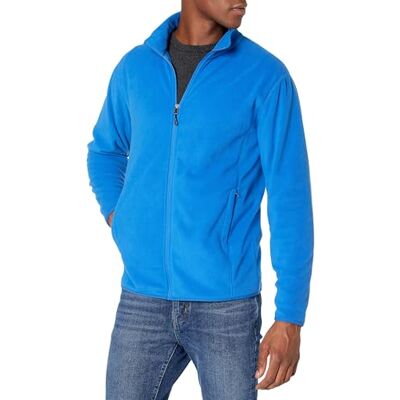 Amazon Essentials Men's Fleecejacka med dragkedja (finns i Big & Tall), Koboltblå, XL Amazon Essentials Men's Fleecejacka med dragkedja (finns i Big & Tall), Koboltblå, XL