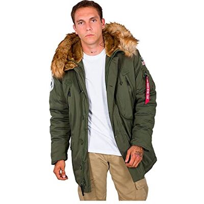 Alpha Industries Polar Jacket Vinterjacka för män Dark Green Alpha Industries Polar Jacket Vinterjacka för män Dark Green