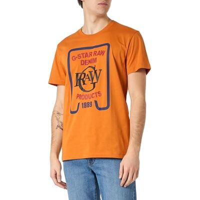 G-STAR RAW Multicolor gr r t, Orange (bärnsten D25012-336-3046), L G-STAR RAW Multicolor gr r t, Orange (bärnsten D25012-336-3046), L