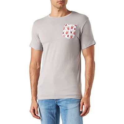 FRENCHCOOL 1988 Grå Croquee-T-shirt för herr, Färg: grå, XL FRENCHCOOL 1988 Grå Croquee-T-shirt för herr, Färg: grå, XL
