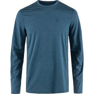 Fjällräven Fjallraven 12600214-534 Abisko Day Hike LS M sweatshirt herr indigo blå storlek XS Fjällräven Fjallraven 12600214-534 Abisko Day Hike LS M sweatshirt herr indigo blå storlek XS