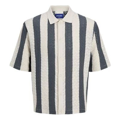JACK & JONES Jortyler Knit Ss Polo Sn, Havssalt, M JACK & JONES Jortyler Knit Ss Polo Sn, Havssalt, M