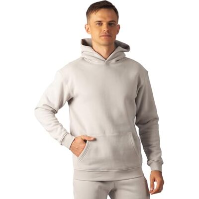 Carlheim Men's Hoodie Hudson Branded, Stone, Large Carlheim Men's Hoodie Hudson Branded, Stone, Large