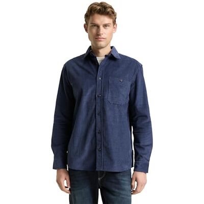 TOM TAILOR herrskjorta, 28061 – havsblå, 3XL TOM TAILOR herrskjorta, 28061 – havsblå, 3XL