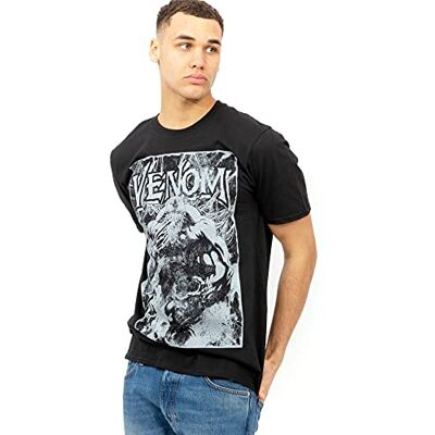 Marvel herr venom web tshirt, svart, L Marvel herr venom web tshirt, svart, L