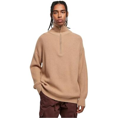 Urban Classics Tröja för män, stickad tröja, unionsbeige, XL, Unionbeige, XL Urban Classics Tröja för män, stickad tröja, unionsbeige, XL, Unionbeige, XL