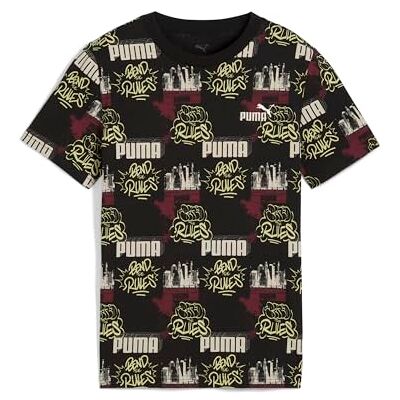 PUMA MID90s AOP Tee B svart PUMA MID90s AOP Tee B svart