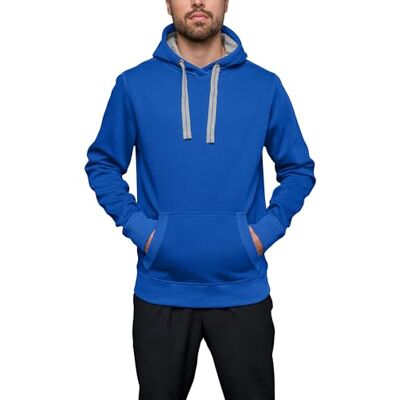 HRM Unisex huvtröja, Kungsblå, 5XL HRM Unisex huvtröja, Kungsblå, 5XL