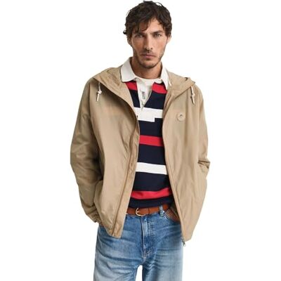 GANT LIGHTWEIGHT PACKABLE WINDBREAKER, Mörk kaki, XL GANT LIGHTWEIGHT PACKABLE WINDBREAKER, Mörk kaki, XL