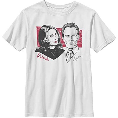 Marvel T-shirt för pojkar från Register Print, Vit, XL Marvel T-shirt för pojkar från Register Print, Vit, XL