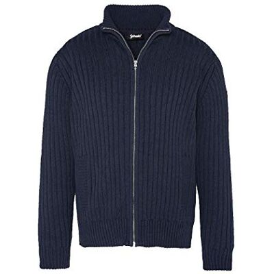 Schott NYC Herrcardigan, Blå (marinblå), L Schott NYC Herrcardigan, Blå (marinblå), L