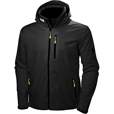 Helly Hansen Helly-Hansen 33874 Män Crew Hooded Mellanlager Jacka, 990 Svart, 4XL Helly Hansen Helly-Hansen 33874 Män Crew Hooded Mellanlager Jacka, 990 Svart, 4XL