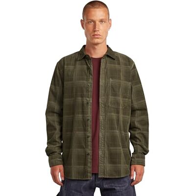 G-STAR RAW One Pkt Regular Shirt ls, Flerfärgad (Combat Gd Laser Check D28117-c436-h624), XS G-STAR RAW One Pkt Regular Shirt ls, Flerfärgad (Combat Gd Laser Check D28117-c436-h624), XS