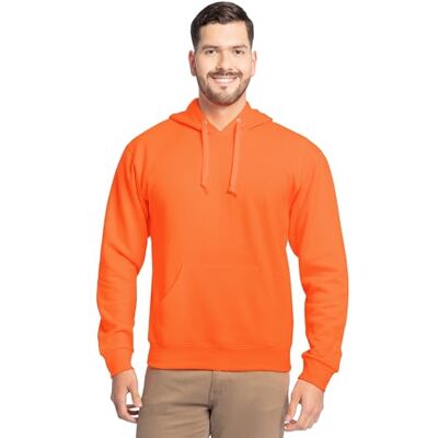Fruit of the Loom Men's Eversoft Fleece Sweatshirts & Hoodies, Pullover-Safety Orange, XX-Large Fruit of the Loom Men's Eversoft Fleece Sweatshirts & Hoodies, Pullover-Safety Orange, XX-Large