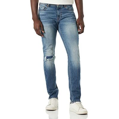 7 For All Mankind Herr JSPDC100 jeans, Mid Blue, normal, Mittblå 7 For All Mankind Herr JSPDC100 jeans, Mid Blue, normal, Mittblå