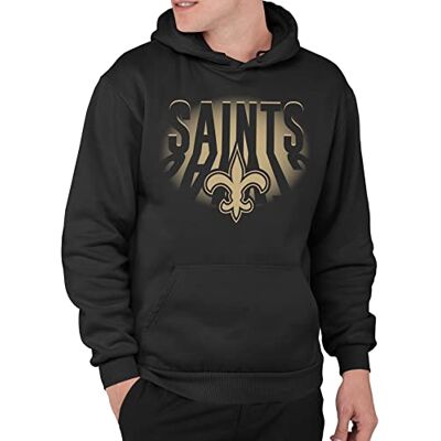 Junk Food unisex NFL team spotlight huvtröja tröja med huva, New Orleans Saints – svart, M Junk Food unisex NFL team spotlight huvtröja tröja med huva, New Orleans Saints – svart, M