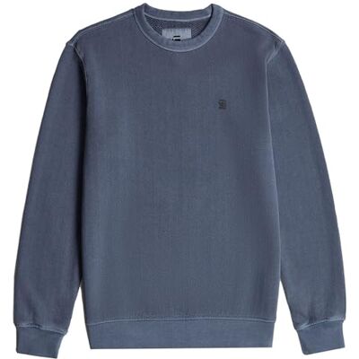 G-STAR RAW Overdyed r tröja, Blå (Dk Sea Blue Gd D25891-d688-g702), S G-STAR RAW Overdyed r tröja, Blå (Dk Sea Blue Gd D25891-d688-g702), S
