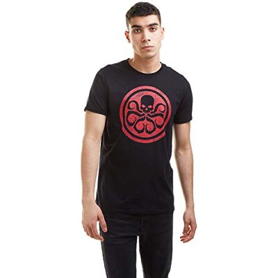 Marvel Hydra Logo T-shirt för män, Svart, S Marvel Hydra Logo T-shirt för män, Svart, S