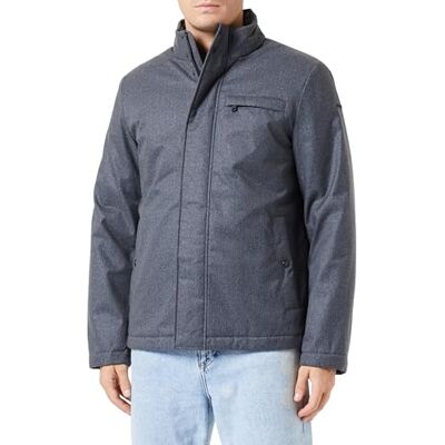 Geox M Vincit-jacka för män, Grå pinstripe, 58 Geox M Vincit-jacka för män, Grå pinstripe, 58