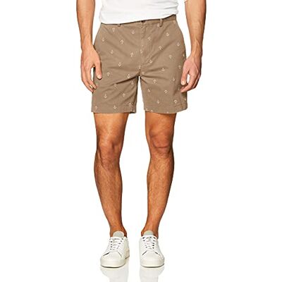 Amazon Essentials herr Classic-Fit 17,78 cm kort, kaki brun ankare, 33 Amazon Essentials herr Classic-Fit 17,78 cm kort, kaki brun ankare, 33