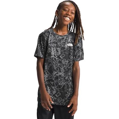 THE NORTH FACE Never Stop T-shirt asfalt Grey Bouldering Guide Print 128 THE NORTH FACE Never Stop T-shirt asfalt Grey Bouldering Guide Print 128